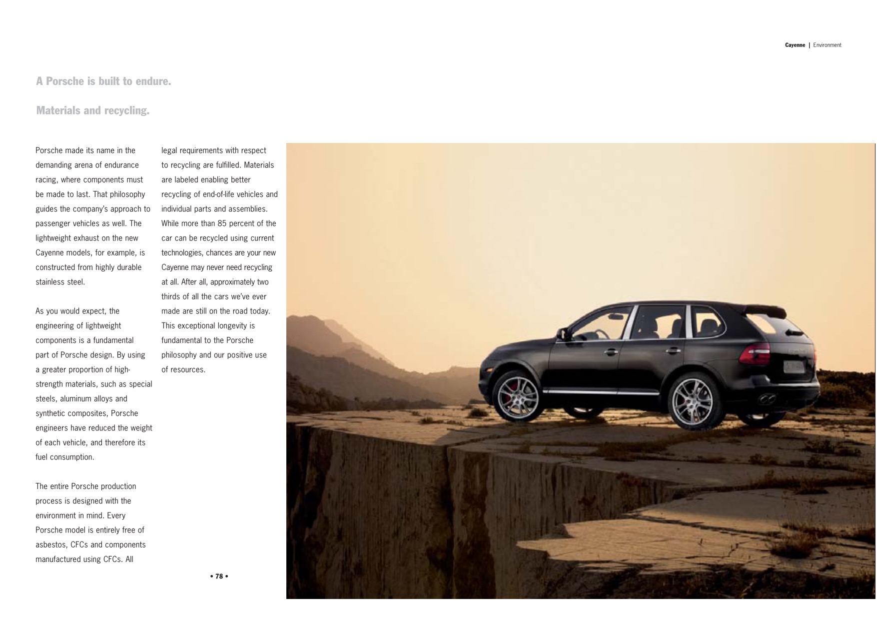 2008 Porsche Cayenne Brochure Page 44